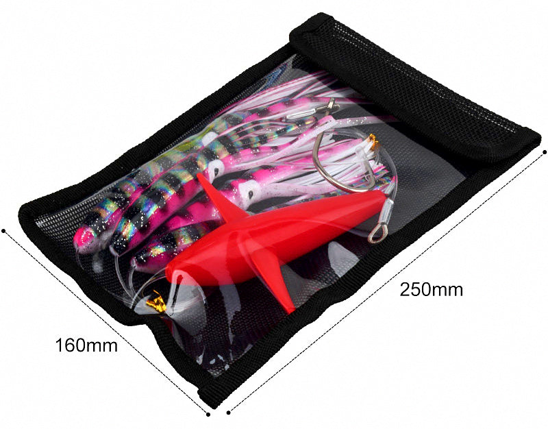 Trolling Squid Lure with Propeller, UV Glow, 203 g (7.2 oz) – product photo