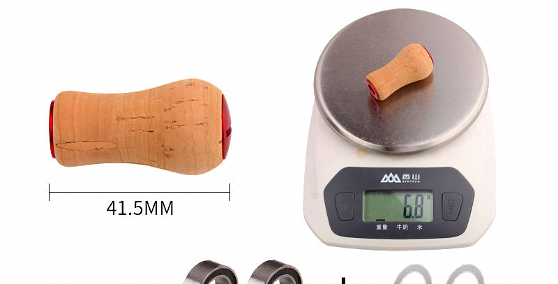 Cork Reel Handle Knob for Baitcasting Reels, Single – product photo