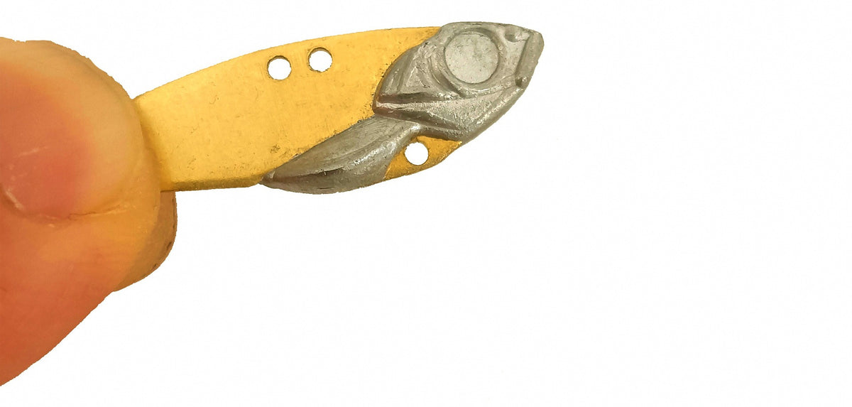 Unpainted Lead VIB Blade Bait, 4.5-15 g (0.16-0.53 oz) – product photo