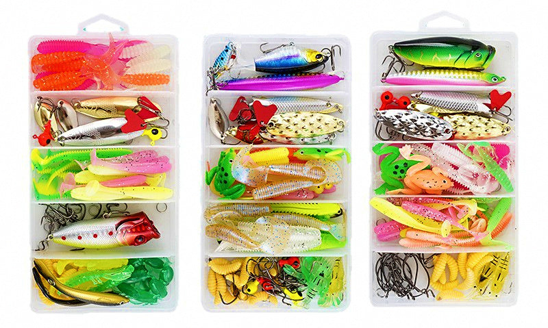 Assorted Lure Kit, Minnow, Spoon & Metal Jig, 12–88 Pc – product photo