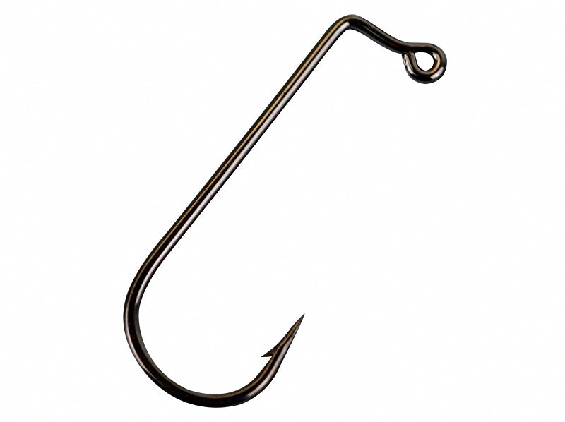 Right-Angle Bent Shank Barbed Hooks, Size 10 to 6/0 – product photo