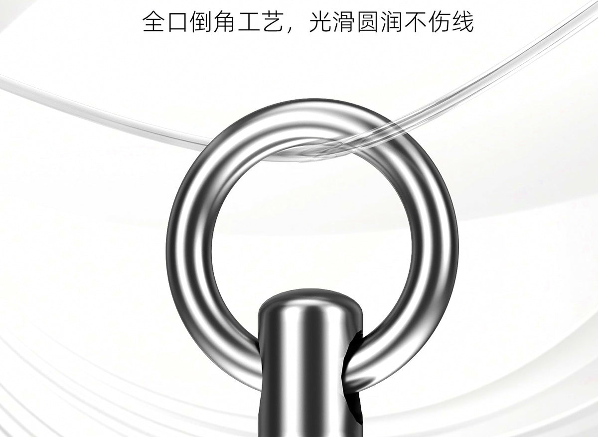 Ball Bearing Swivel with Snap, 304 Stainless Steel, 10-Pack – product photo