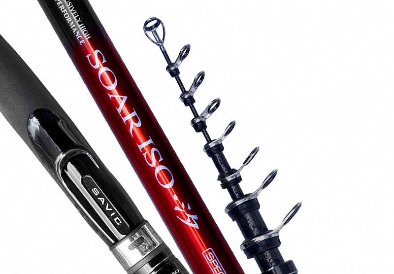 Carbon Iso Rock Fishing Rod, 4-Piece, 360–420 cm (11.8–13.8 ft) – product photo