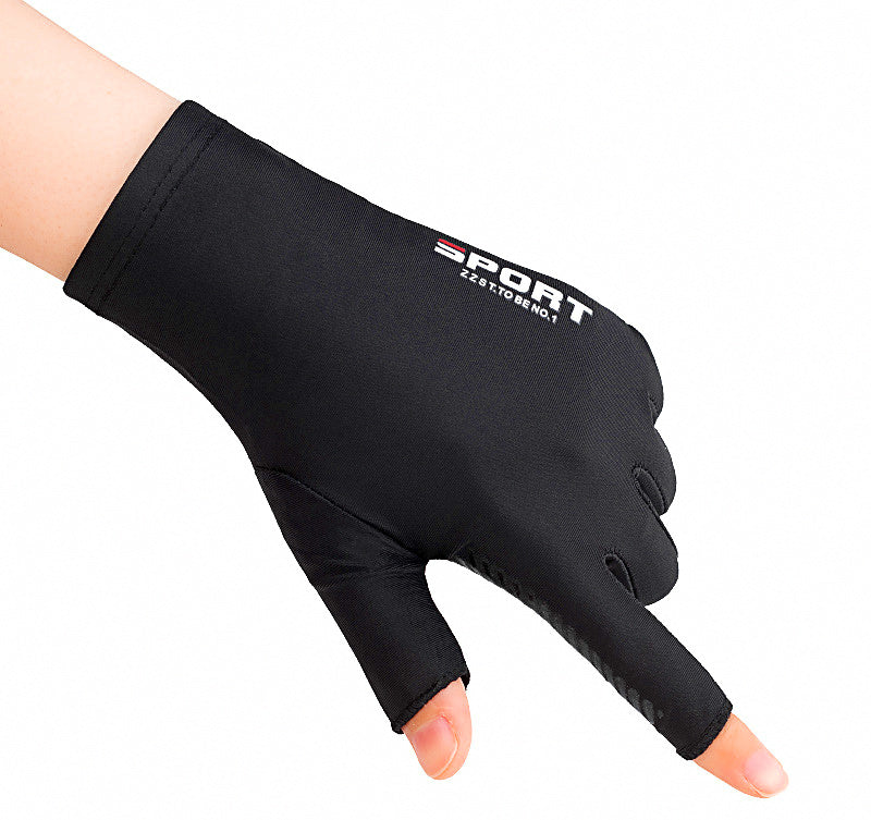 Fingerless Fishing Gloves, Non-Slip Quick-Dry Sun Gloves – product photo