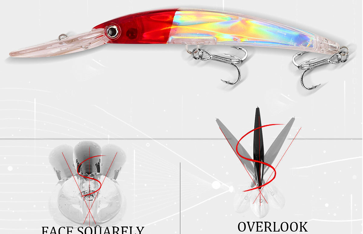 Trolling Minnow Hard Bait, 17 cm, 24 g (0.85 oz) – product photo