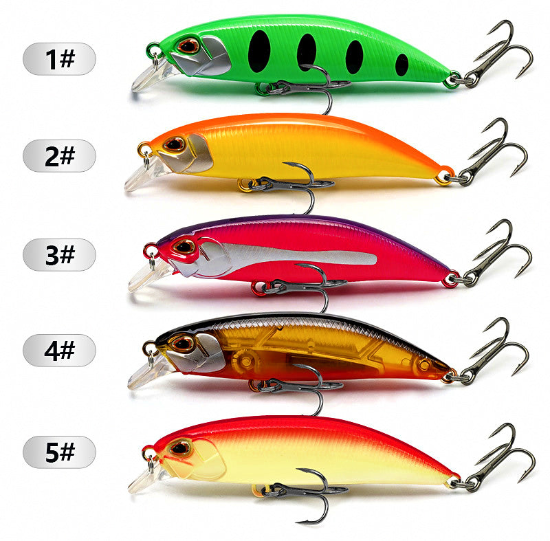 Sinking Minnow Hard Bait Lure, 7 cm (2.8 in) 7 g (0.25 oz)