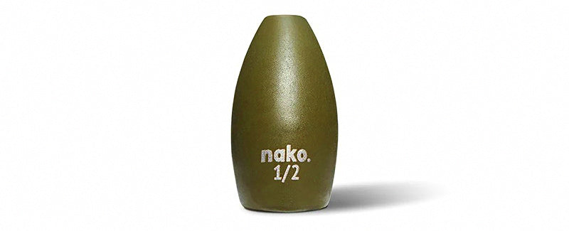 Tungsten Bullet Sinker 5-Pack, 1/16–1/4 oz (1.8–7 g) – product photo