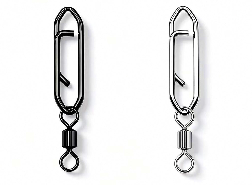 Stainless Steel Barrel Swivel & Snap Connector, Sizes 8 to 1/0 – product photo