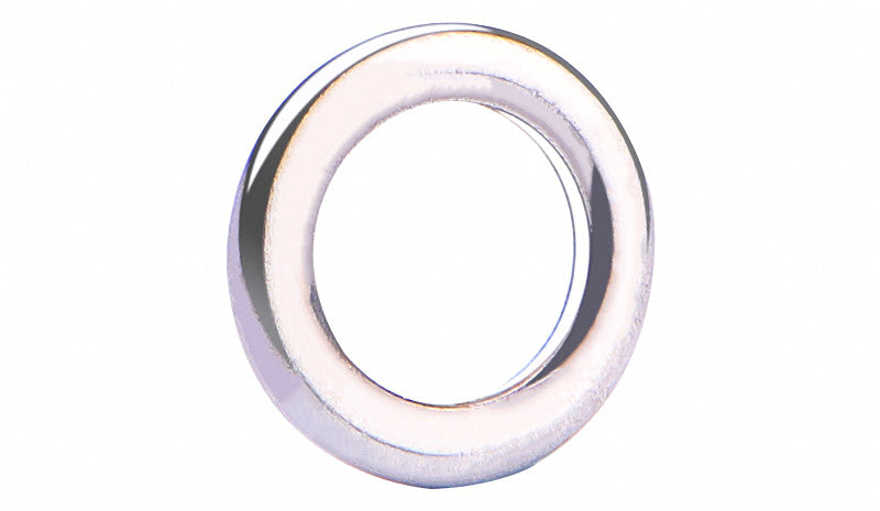 Stainless Steel Solid Rings, Sizes 1–6 (Flattened Jig Rings) – product photo