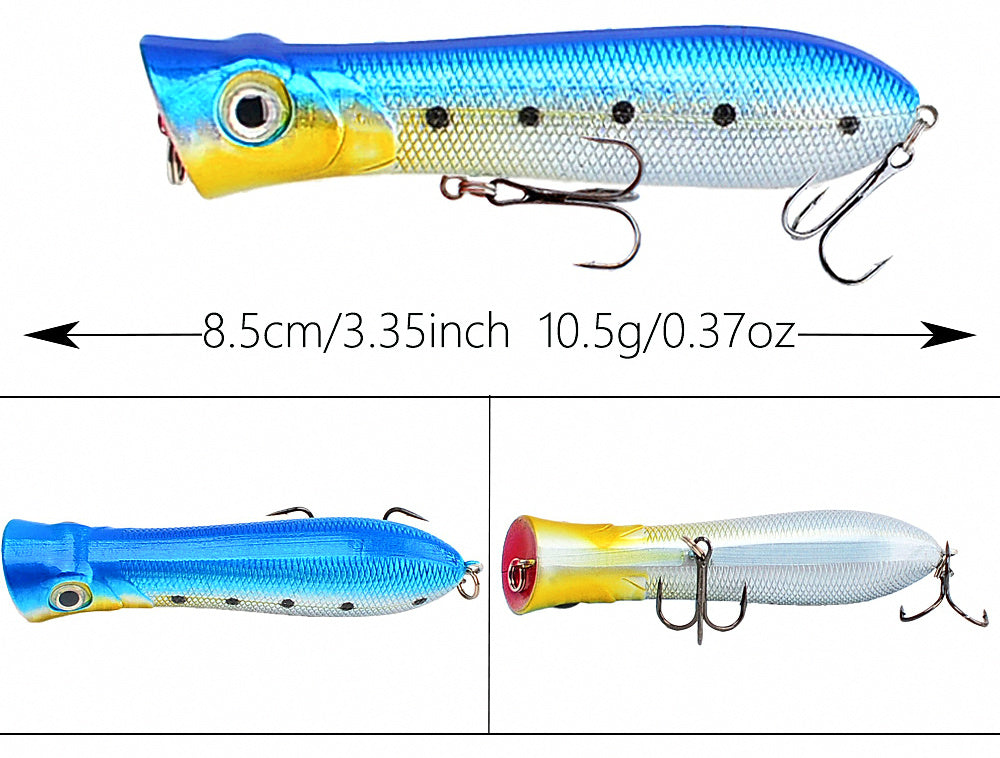 Topwater Popper Lure, 10.5 g (0.37 oz), Saltwater – product photo