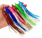 Glow Squid Skirt Lures, 15 cm / 18 cm (6 / 7 in), 5-Pack – product photo