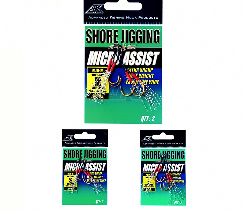 Micro Shore Casting Metal Jig with Single Hook, 2-Pack – product photo