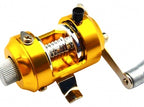 Mini Metal Drum Reel for Ice & Raft Fishing, Micro Jigging – product photo