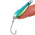 Micro Casting Spoons with Single Hook, Multi-Pack