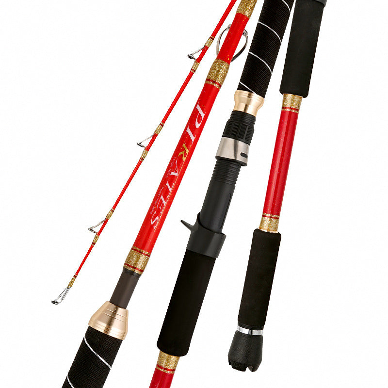 Extra Heavy Fiberglass Boat Rod, 1.65–2.1 m (5.4–6.9 ft) – product photo