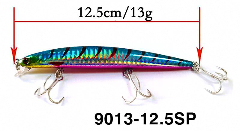 Minnow Hard Bait Lure, 6.5–13 g (0.23–0.46 oz) – product photo