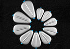 Flat Heart Sinker, Plastic Core, 0.7–5.3 oz (20–150 g) – product photo
