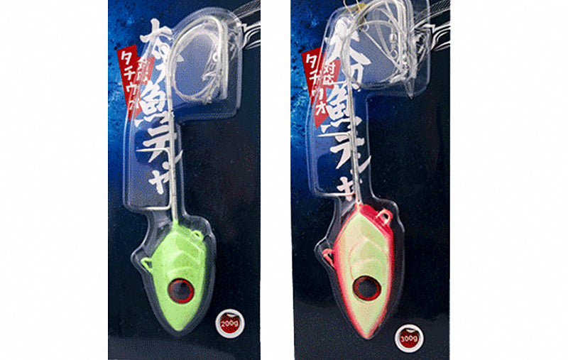 Glow Hairtail Jig with Double Hooks, 100–500 g (3.5–17.6 oz) – product photo