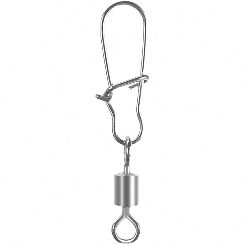 Safety Pin Snap Swivels with Figure-8 Ring, Sizes 1–14