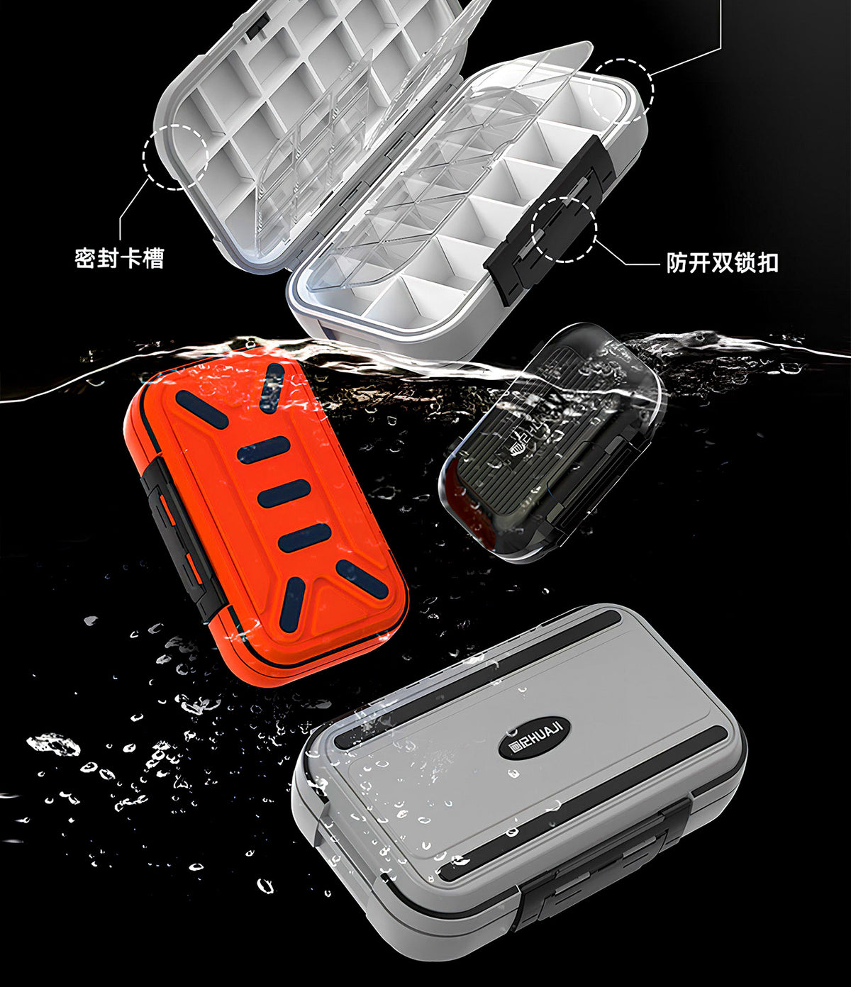 Lure & Tackle Storage Box, 9–30 Compartments – product photo
