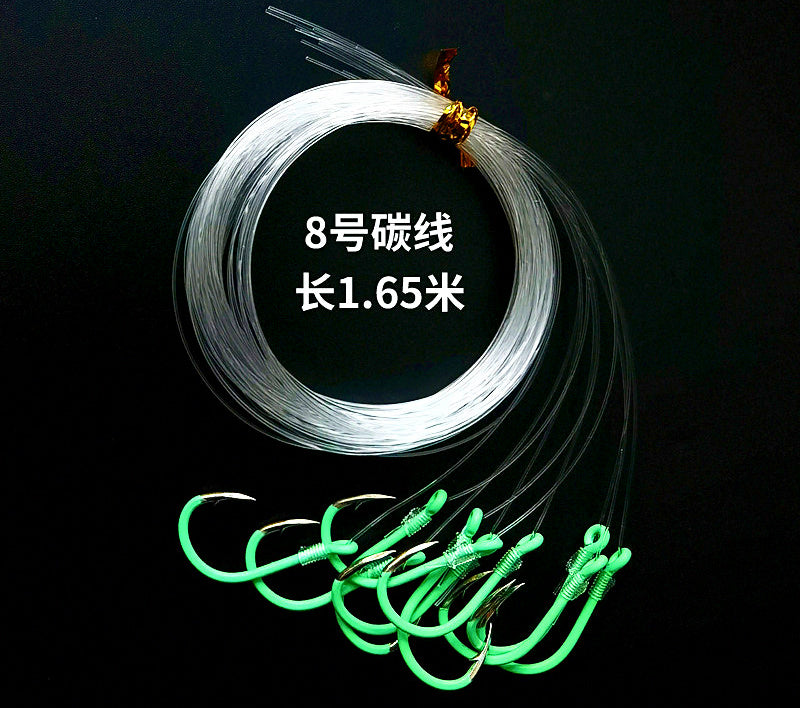 Drift Shrimp Hook Leaders, Pre-Tied, 1.65 m (5.4 ft), 10 Pack – product photo