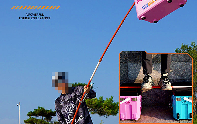 Carbon Rod Holder Stand for Fishing Box, 2.1–4 m (6.9–13.1 ft) – product photo
