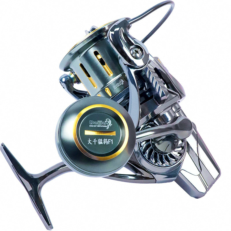 Long Cast Spinning Reel, All-Metal Spool, 20 Bearings – product photo