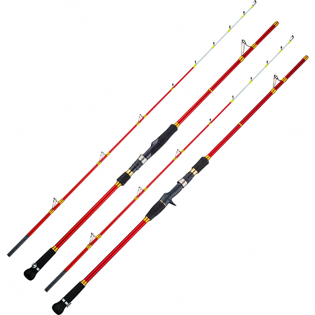 Carbon Boat Fishing Rod, Soft Action, 1.68–2.7 m (5.5–8.9 ft)