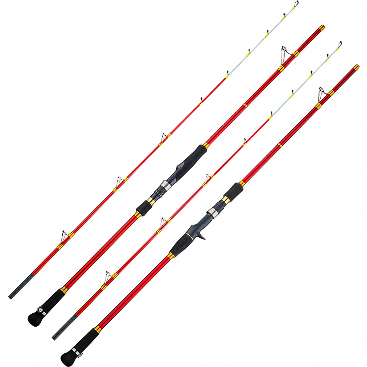 Carbon Boat Fishing Rod, Soft Action, 1.68–2.7 m (5.5–8.9 ft)