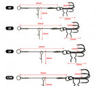 Long Wire Treble Hook Rig for Hard Baits, 45–70 mm – product photo