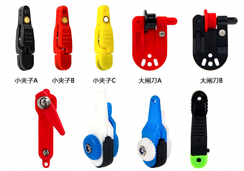 ABS Trolling Line Release Clips for Planer Boards, Multiple Styles – product photo
