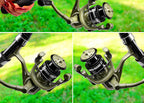 Mini Telescopic Fiberglass Rod and Reel Combo, Travel Set – product photo
