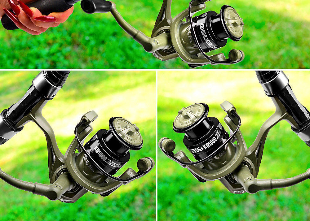 Mini Telescopic Fiberglass Rod and Reel Combo, Travel Set – product photo