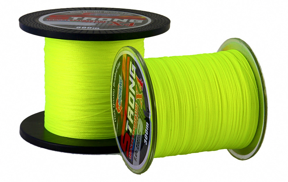 Braided PE Fishing Line, 300 m (328 yd), 4 & 8 Strand – product photo