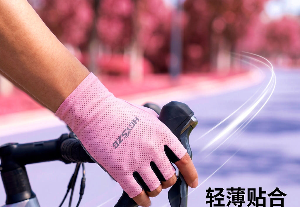 Half-Finger Fishing Sun Gloves, Thin Touchscreen – product photo
