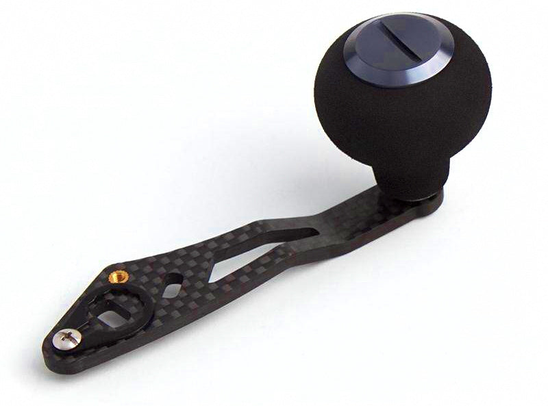 Carbon Fiber Baitcasting Reel Handle, Single Arm, Left/Right – product photo