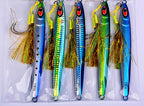 Fast-Sinking Glow Metal Jig, 30–150 g (1.1–5.3 oz) – product photo