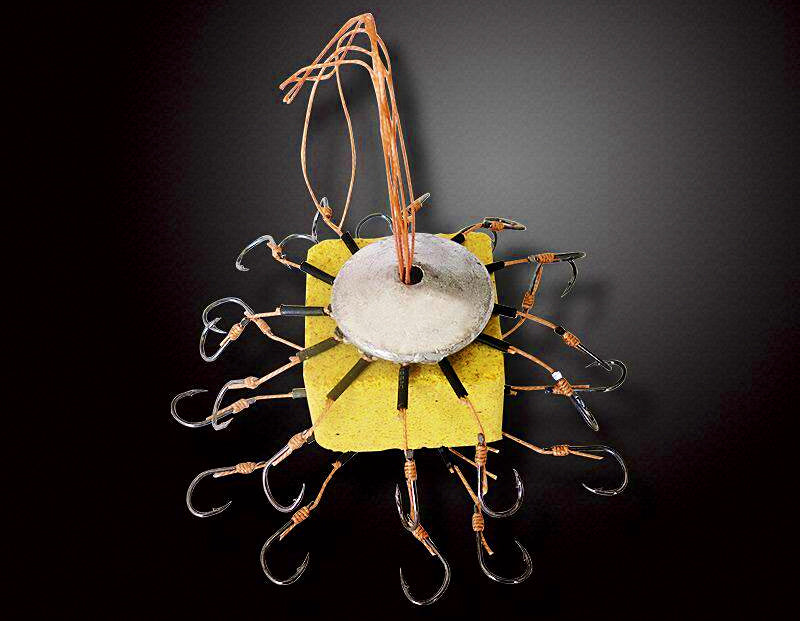 Multi-Arm Flip Hook Rig, 8 or 12 Arm, Sinker Sets Optional – product photo