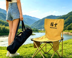 Folding Camp Stool Chair, Oxford Cloth, Portable – product photo