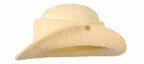 Women's Wool Blend Bucket Hat, Adjustable, Cream or Black – product photo