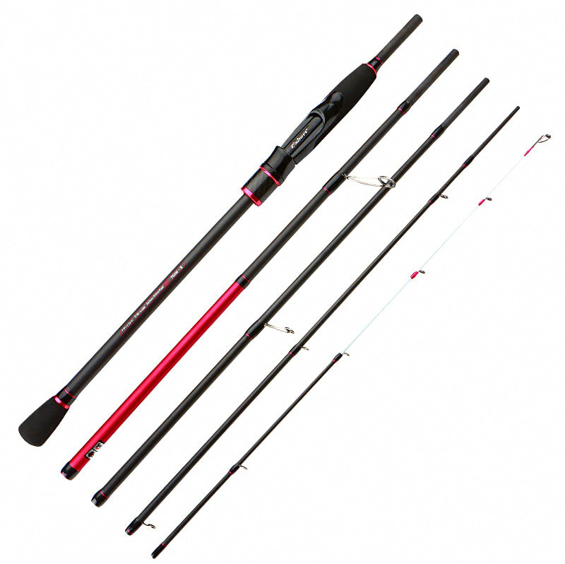 5-Piece Travel Lure Rod, ML Fast Action, 2.13 m & 2.28 m – product photo