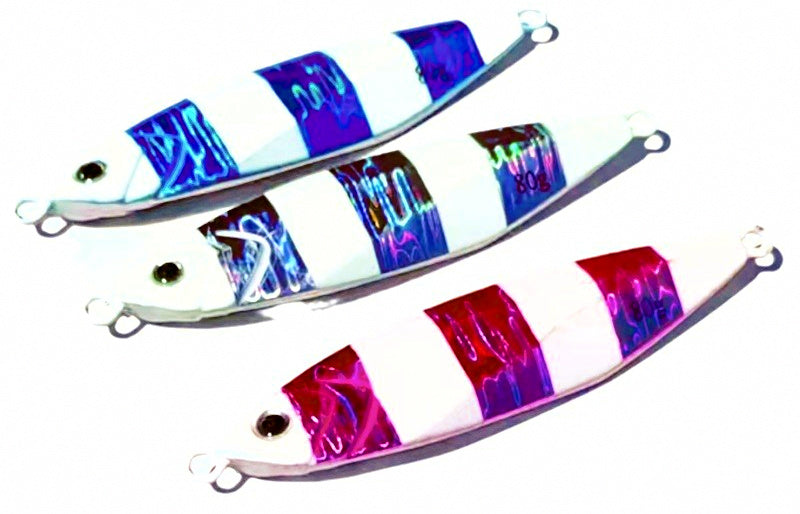 Glow Stripe Metal Jig, 80/100/150 g (2.8/3.5/5.3 oz) – product photo