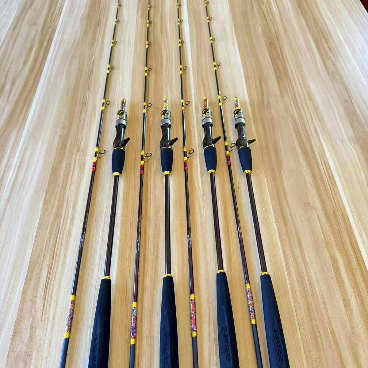 Trigger Grip Boat Rod, 1.84 m (6 ft), 2-Piece Carbon