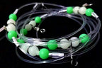 Glow Bottom Fishing Rigs, 2/3 Hook Nylon, 3 per Pack – product photo