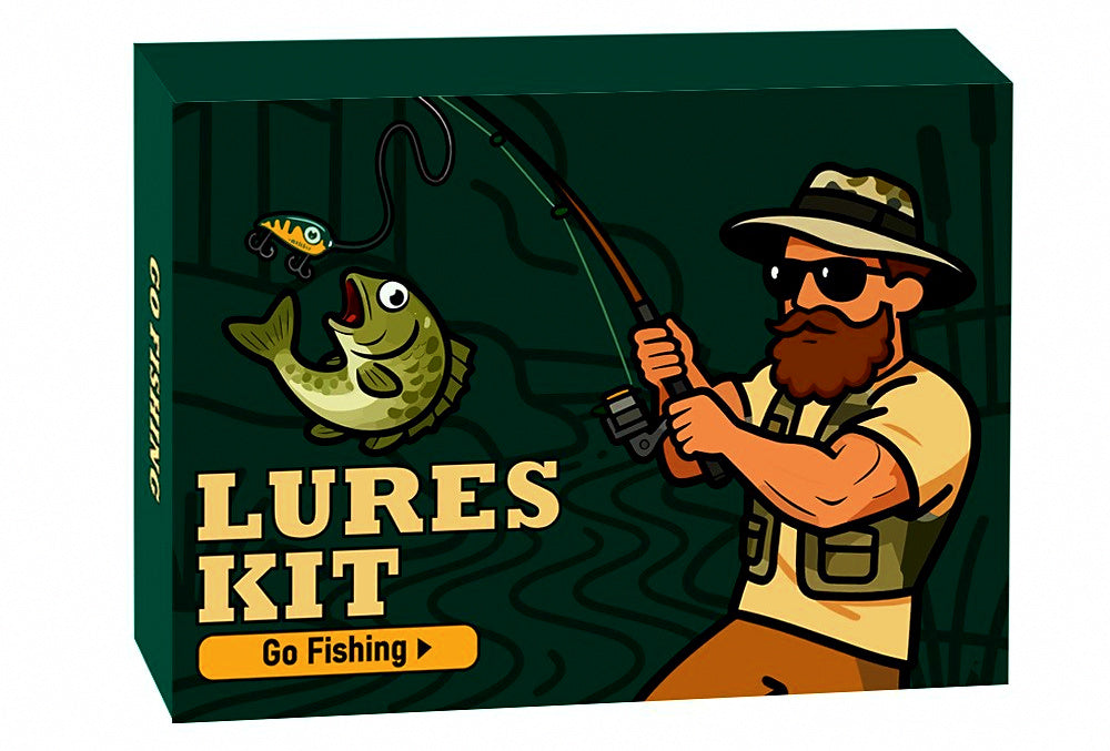 24-Piece Fishing Lure Mystery Gift Box Set, Assorted Lures – product photo