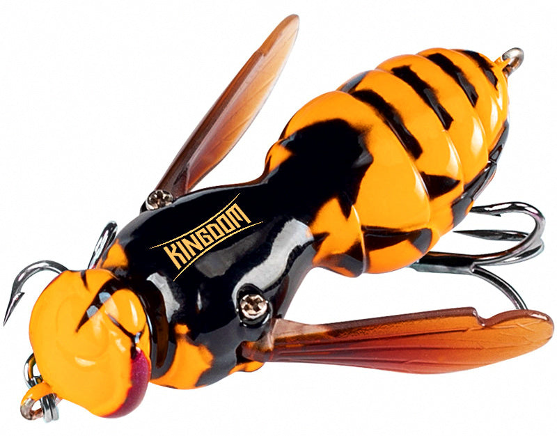 Hornet Bee Topwater Crawler Lure, 4.2–6.6 g (0.15–0.23 oz) – product photo