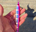 Mirror Plated Metal Jig, Glow Stripe, 200 & 300 g (7.1 & 10.6 oz) – product photo