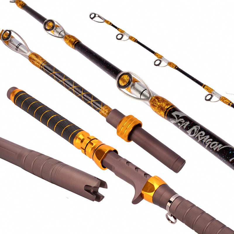 Solid Fiberglass Boat Rod for Electric Reels, 1.8–2.4 m (5.9–7.9 ft) – product photo