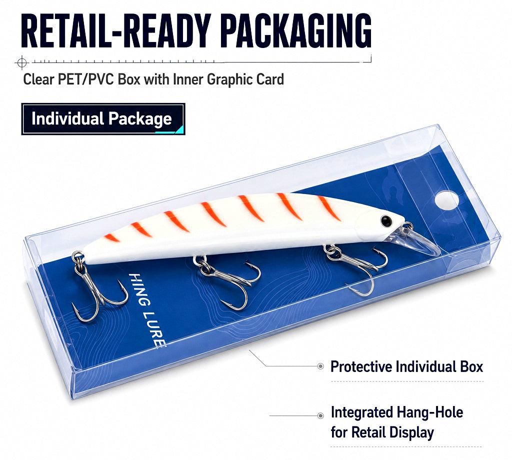 Sinking Minnow Lure, 16.5 g and 28 g (0.58 oz / 1 oz) – product photo