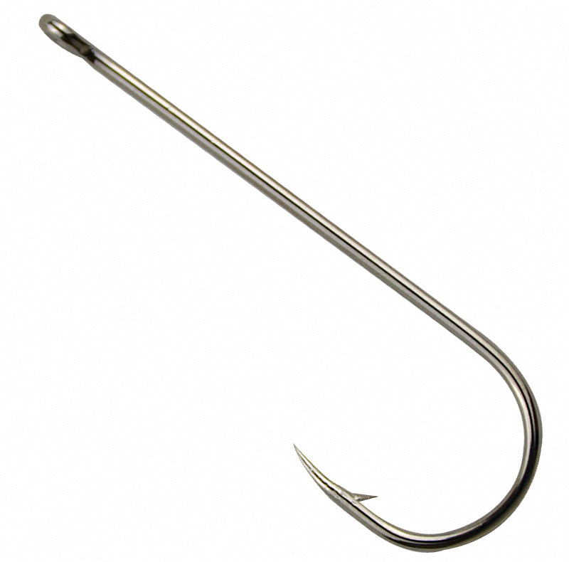 Aberdeen Long Shank Live Bait Hooks, Size #10 to 3/0